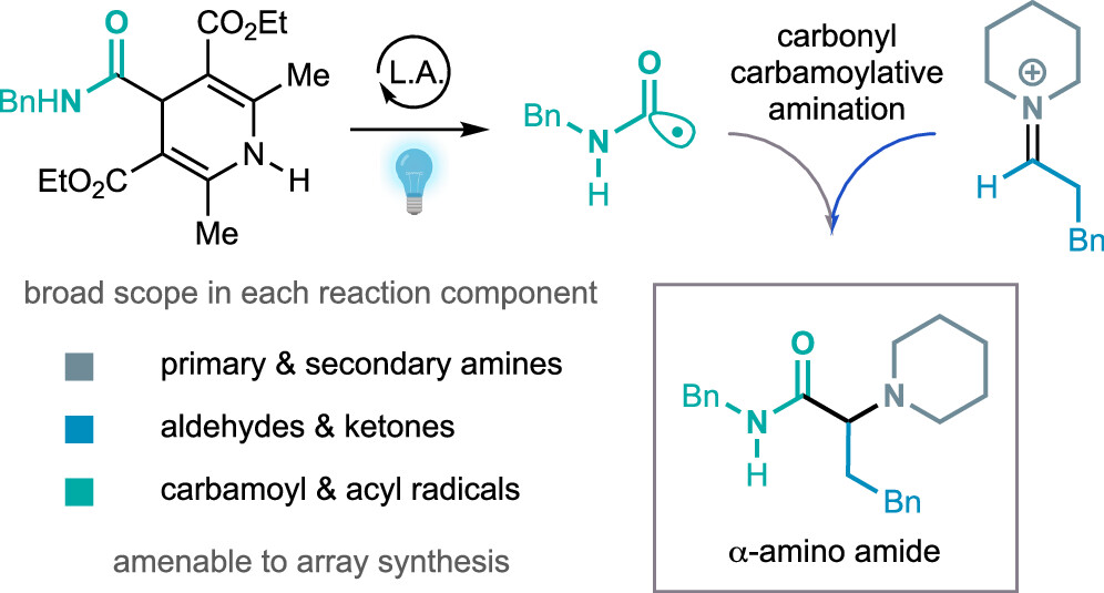 The Gaunt Group (@gaunt_group) on Twitter photo Our multicomponent strategy for the synthesis of α-Amino Carbonyls is now out in <a href="/J_A_C_S/">J. Am. Chem. Soc.</a>!
Congratulations to Jianzhong for this great study 🎉
Read the manuscript here⬇️
pubs.acs.org/doi/10.1021/ja… Our multicomponent strategy for the synthesis of α-Amino Carbonyls is now out in <a href="/J_A_C_S/">J. Am. Chem. Soc.</a>!
Congratulations to Jianzhong for this great study 🎉
Read the manuscript here⬇️
pubs.acs.org/doi/10.1021/ja…