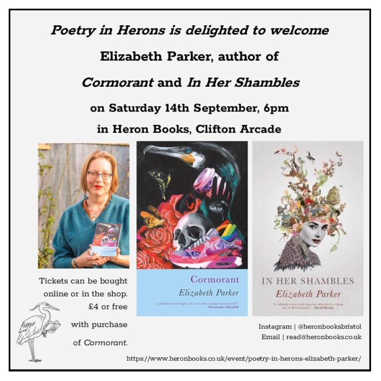 Not long to go! Thrilled to be reading in this gem of a bookshop alongside poet Julie-Ann Rowell, one of the poets I most admire. Link for tickets: heronbooks.co.uk/event/poetry-i…