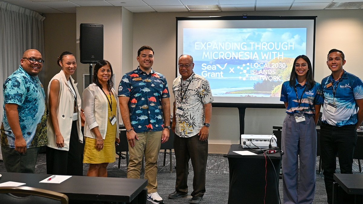 National Sea Grant Week was a great experience for our team.  The group participated in several development panels and engaged in idea and strategy sharing!   The group is back now and ready to implement some great new ideas to benefit our people and our island!