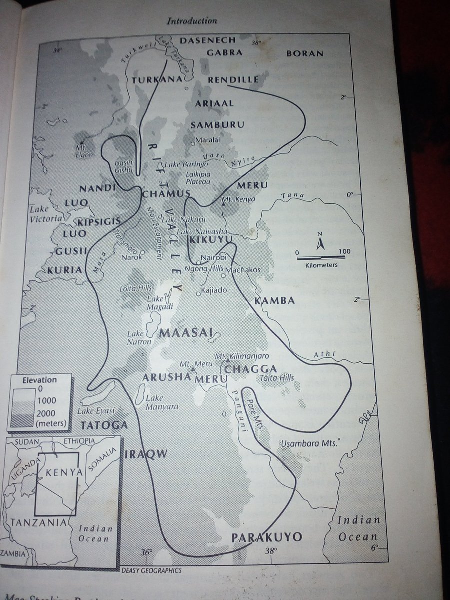 Ramani hii inaonyesha kuwa eneo la Ngorongoro hali kuwa na watu
