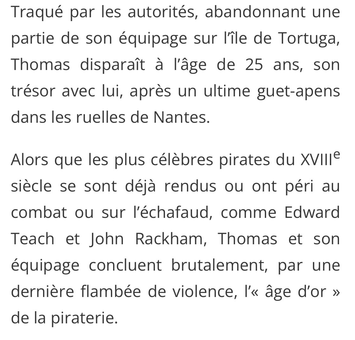 À paraître chez <a href="/ArkheEditions/">Arkhê</a>

« Sous le pavillon noir. Vie et mort du dernier pirate des Caraïbes » par Kevin Porcher :
arkhe-editions.com/livre/pirate-c…
