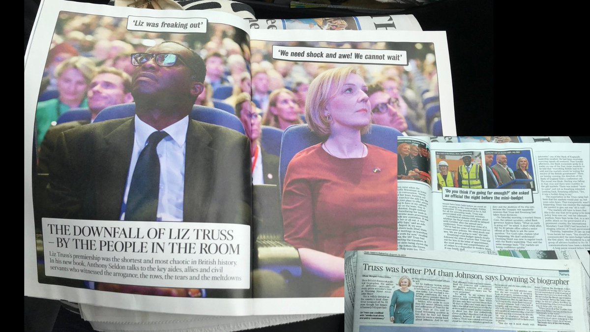 AnthonySeldon's tweet image. Coverage from the weekend's serial of my new book #TrussAt10 in @thetimes
Publishing on Thursday with @AtlanticBooks
Available to pre-order here: linktr.ee/trussat10