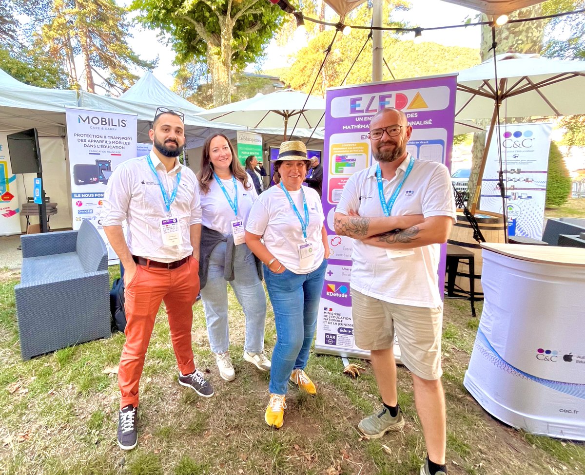 Deuxième jour à <a href="/ludoviaORG/">@ludoviaorg.bsky.social</a>  pour notre équipe Education C&amp;C, rendez-vous sur le Stand T26 avec nos partenaires <a href="/SMART_Tech/">SMART Technologies</a> et <a href="/NaoticFR/">Naotic</a> 🤗 

Programme et infos sur cec.fr : lnkd.in/e4gtDrkD