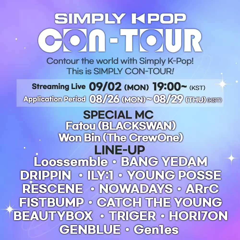 Simply K-Pop CON-TOUR 💫
Don’t forget to watch Gen1es' "Hourglass" stage!

🔴 LIVE on 09.02.24
⏰ 19:00 (KST)