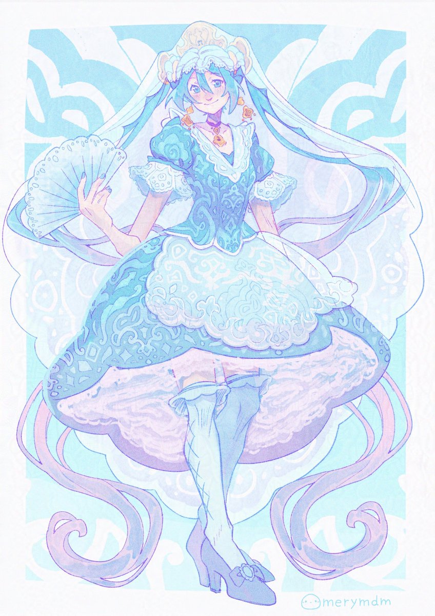 Spanish Miku versión fallera valenciana💙