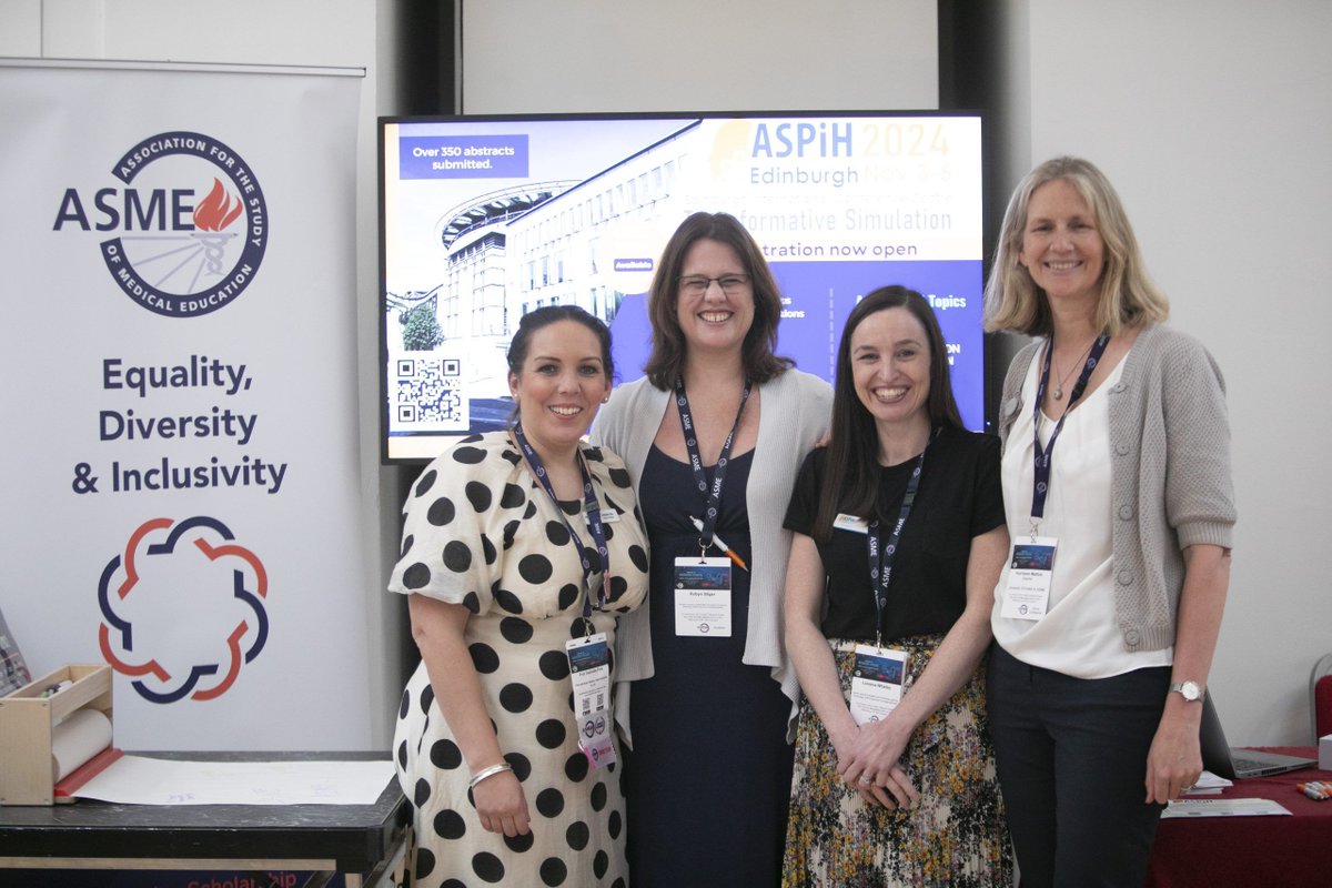 The #ASPiH team were delighted to exhibit at the recent Association for the Study of Medical Education #ASME Annual Scholarship Meeting #ASME2024    

We're forming wonderful new relationships between our associations &amp; look forward to working together

#simulation <a href="/asmeofficial/">Association for the Study of Medical Education</a>