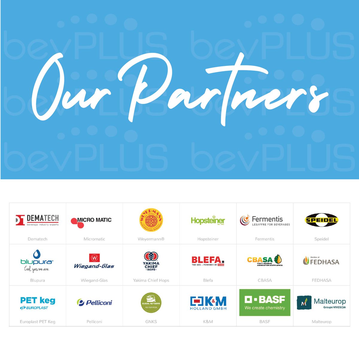 Cheers to all our partners!

Happy long weekend.

#BevPLUS #Africa #brewing #malt #yeast#brewingequipment #brewingsupplies