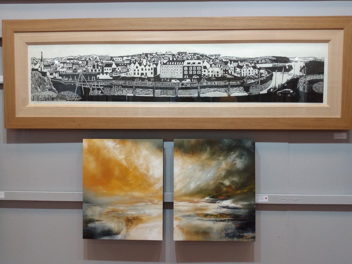 Only 9 days left to see   the prestigious Lake Artists Society  in its 120th year - here at Grasmere Hall in the heart of the Lake District.  Open 10.30 - 4.30 daily . A few images of the show this year...#cumbria #grasmere #fineartpainting #printmaking #sculpture