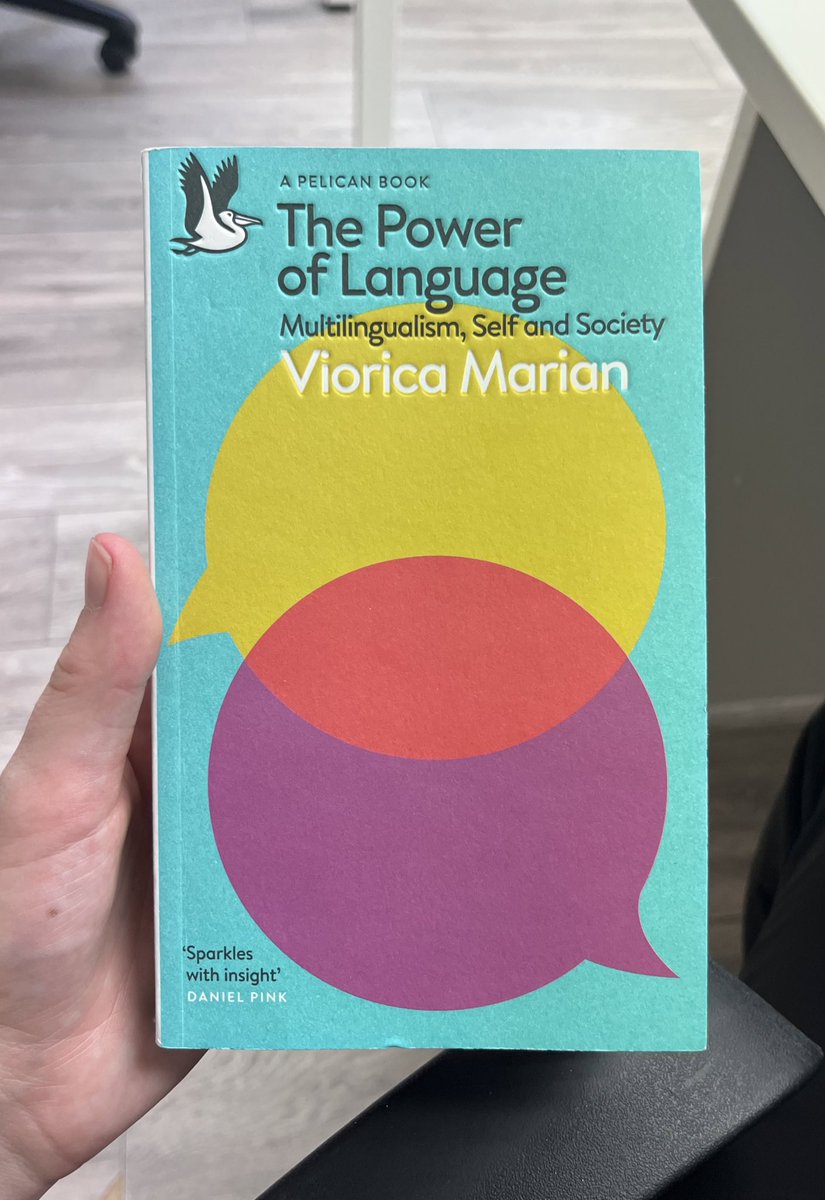 Dipping a proverbial toe into socio/psycholinguistics 👀 <a href="/VioricaMarian1/">Viorica Marian</a>