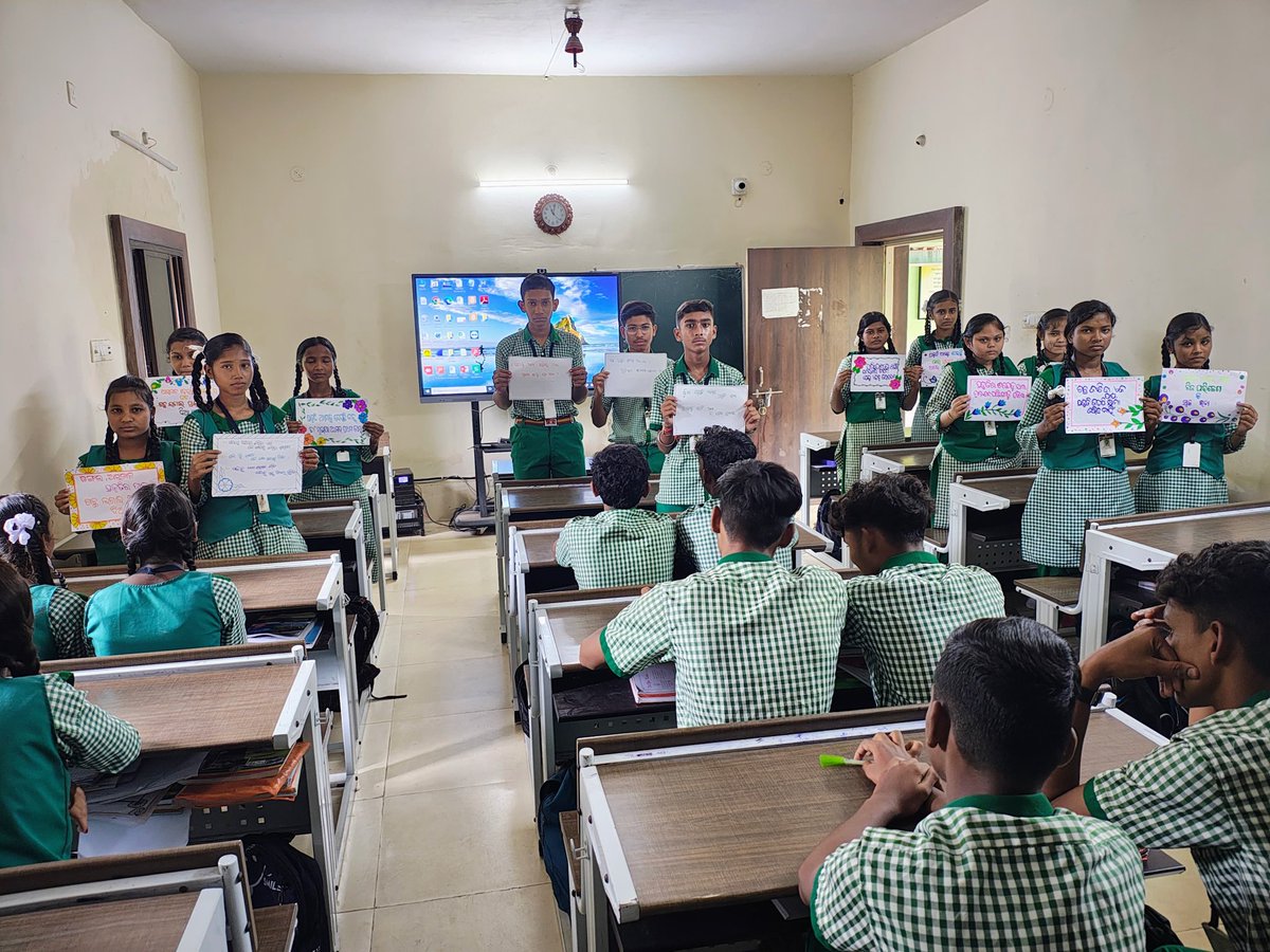 SameerRanjanMi6's tweet image. A Slogan Competition was organized on the topic "Climate Change &amp;amp; Environmental Degradation" for the Secondary School students of Govt. Higher Secondary School, Luabahal.
#PunaschaPruthibi
#EarthAgain
#TogetherTodayForTomorrow
#UnitedForABetterFuture

@tanaya_p
@EarthAgain_IN