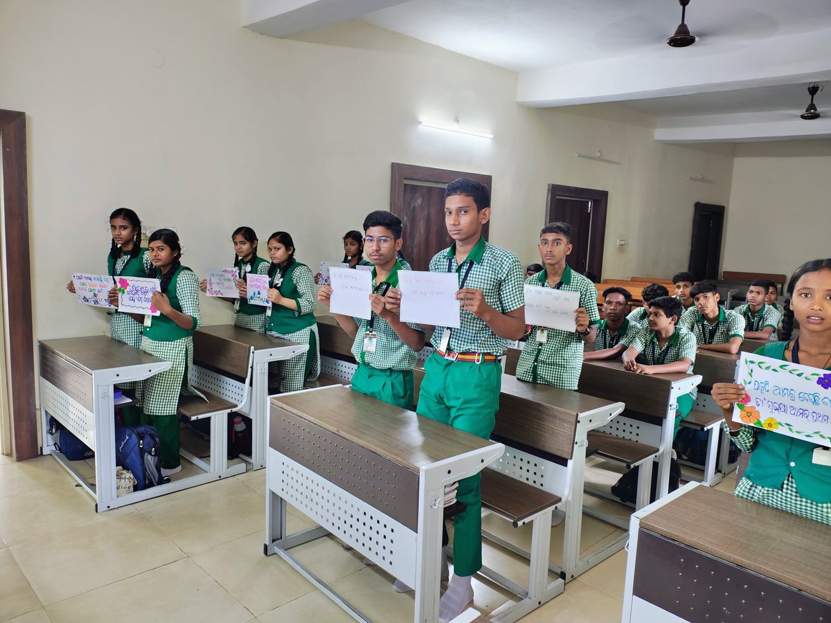 SameerRanjanMi6's tweet image. A Slogan Competition was organized on the topic "Climate Change &amp;amp; Environmental Degradation" for the Secondary School students of Govt. Higher Secondary School, Luabahal.
#PunaschaPruthibi
#EarthAgain
#TogetherTodayForTomorrow
#UnitedForABetterFuture

@tanaya_p
@EarthAgain_IN