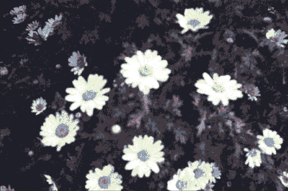 Estoy desarrollando un videojuego combinando fotografía analógica en blanco y negro con el software Decker. La edición de imágenes desde el programa está siendo bastante compleja, pero los resultados son preciosos.