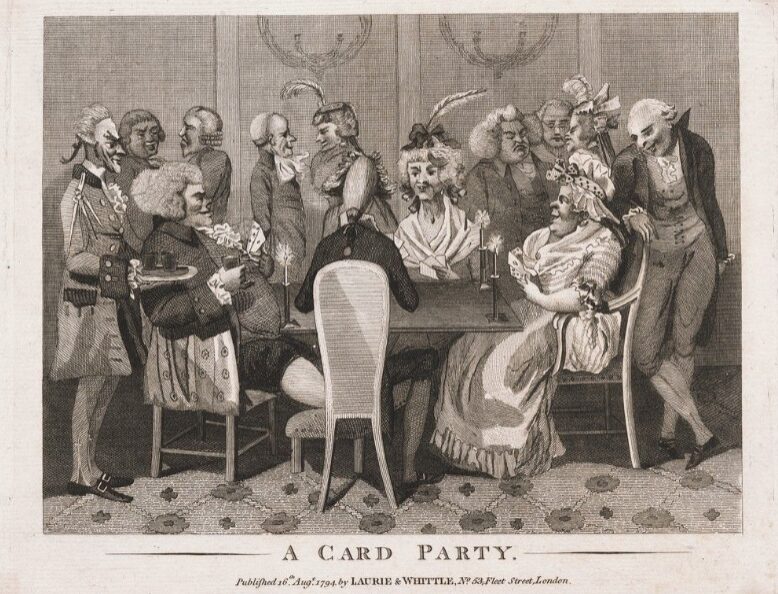 Today's blog: 'A droll look at a Card Party from 1794'. See mikerendell.com/a-droll-look-a…
