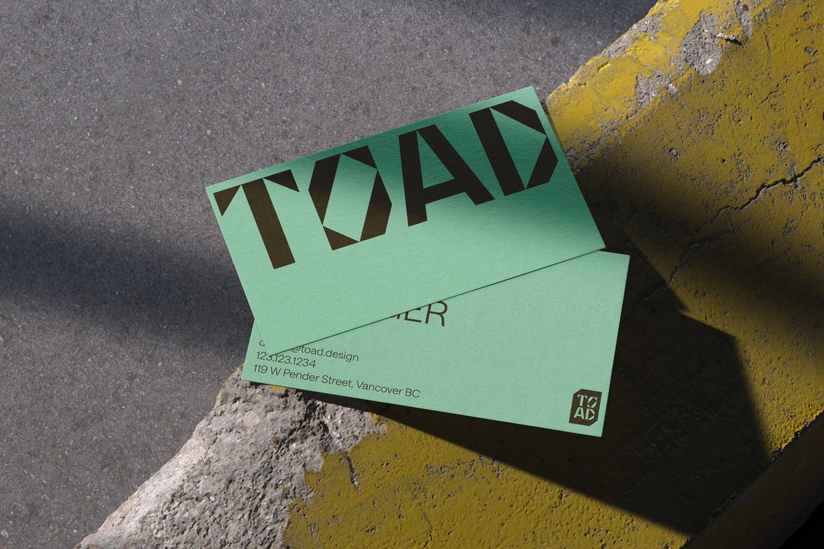 TweetsByTBI's tweet image. Shaping spaces: Otherwise’s origami-like identity for architecture firm TOAD finds forms in folds → t-bi.link/TOAD