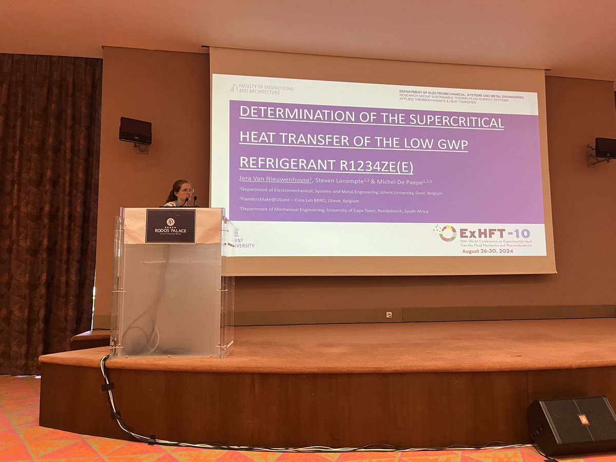 Michel De Paepe (@micheldepaepe) on Twitter photo Paper nr 1 at #ExHFT-10 by Jera Van Nieuvenhuyse <a href="/ugent_fea/">Faculty of Engineering and Architecture UGent</a> <a href="/EnerGhentIC/">UGent EnerGhentIC</a> Paper nr 1 at #ExHFT-10 by Jera Van Nieuvenhuyse <a href="/ugent_fea/">Faculty of Engineering and Architecture UGent</a> <a href="/EnerGhentIC/">UGent EnerGhentIC</a>