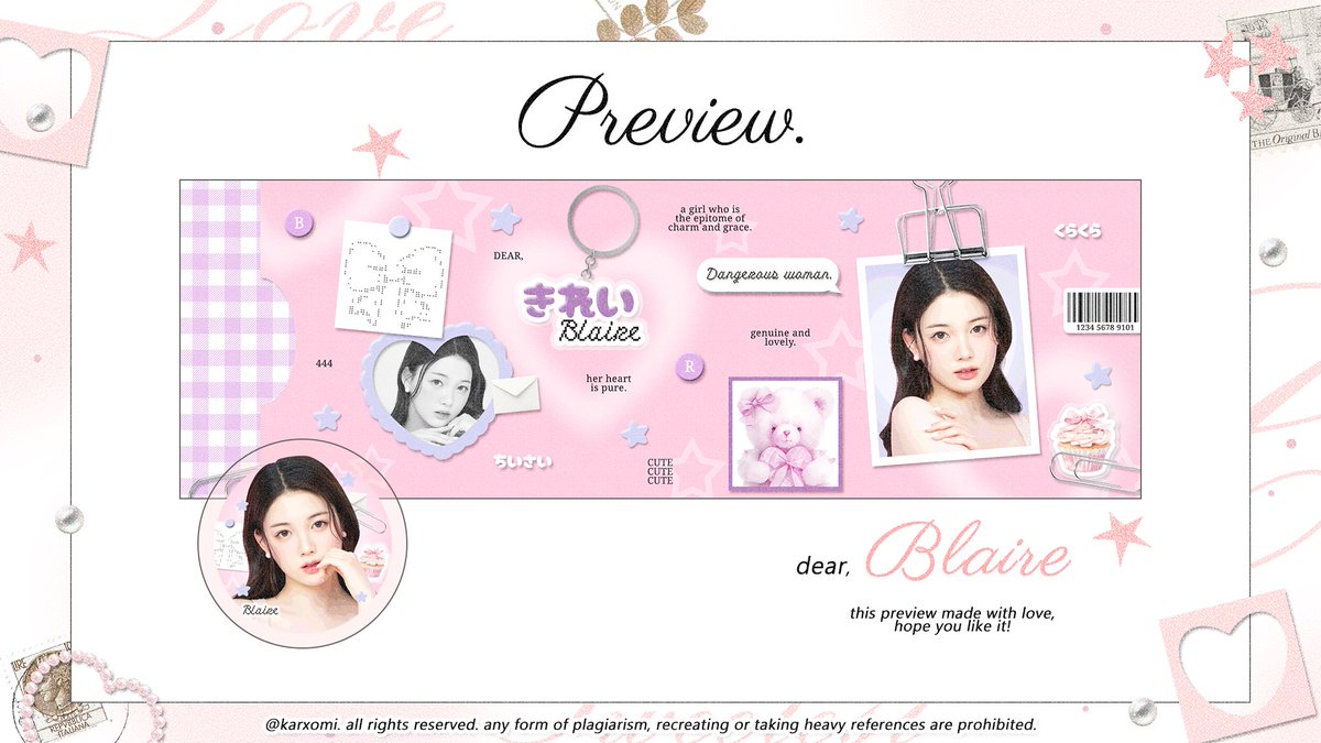 karxomi's tweet image. help ospek 🍡🌷

haiiii! bantu candif buat ospek 4 layout ini yg nanti bakal masuk ke katalogku xixixi ... 🍰 kalo kurang aman bisa dm aku buat infoin yaaaa. adakah fav kamu? timakasiiii 🍭🍡🌷

#zonauang