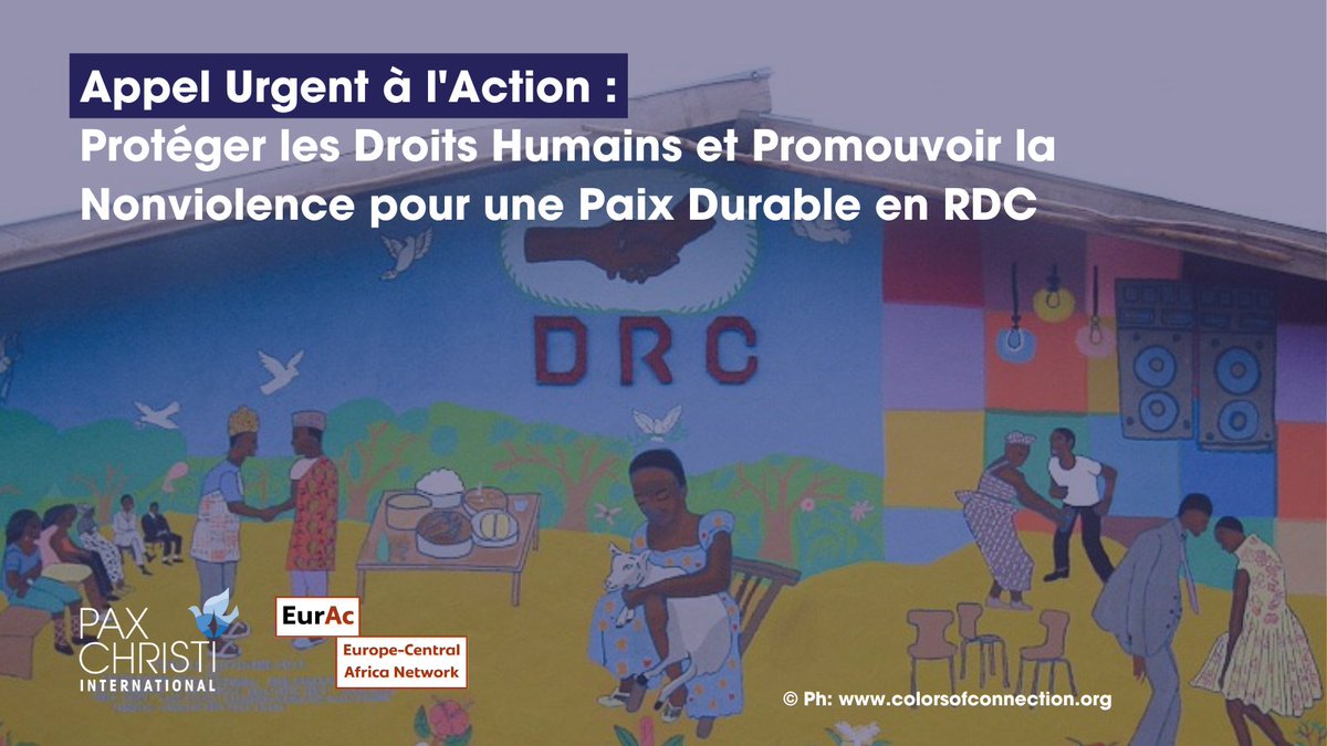 EurAc: Europe-Central Africa Network (@eurac_net) on Twitter photo EurAc et <a href="/PaxChristi/">Pax Christi International</a> ont publié une lettre ouverte sur la crise croissante en RDC. Malgré un cessez-le-feu, les violations continues et la détérioration des conditions exigent des solutions non violentes immédiates.
Lisez la lettre complète ici⬇️
eurac-network.org/sites/default/… EurAc et <a href="/PaxChristi/">Pax Christi International</a> ont publié une lettre ouverte sur la crise croissante en RDC. Malgré un cessez-le-feu, les violations continues et la détérioration des conditions exigent des solutions non violentes immédiates.
Lisez la lettre complète ici⬇️
eurac-network.org/sites/default/…