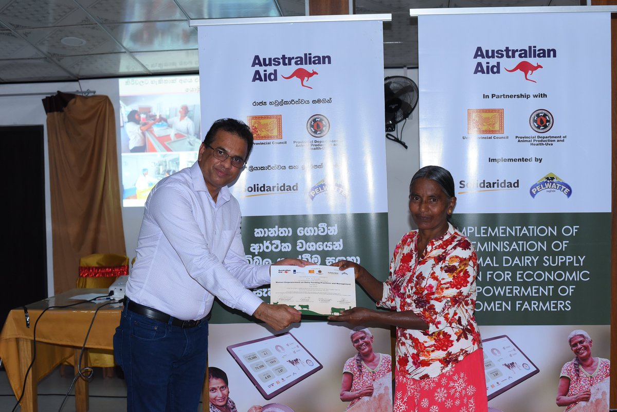 Succesfully completed a program to improve dairy farming by women farmers in Uva Province. Three times higher yields are now being obtained by these farmers. #Netherlands #SriLanka #Sustainability #Dairy