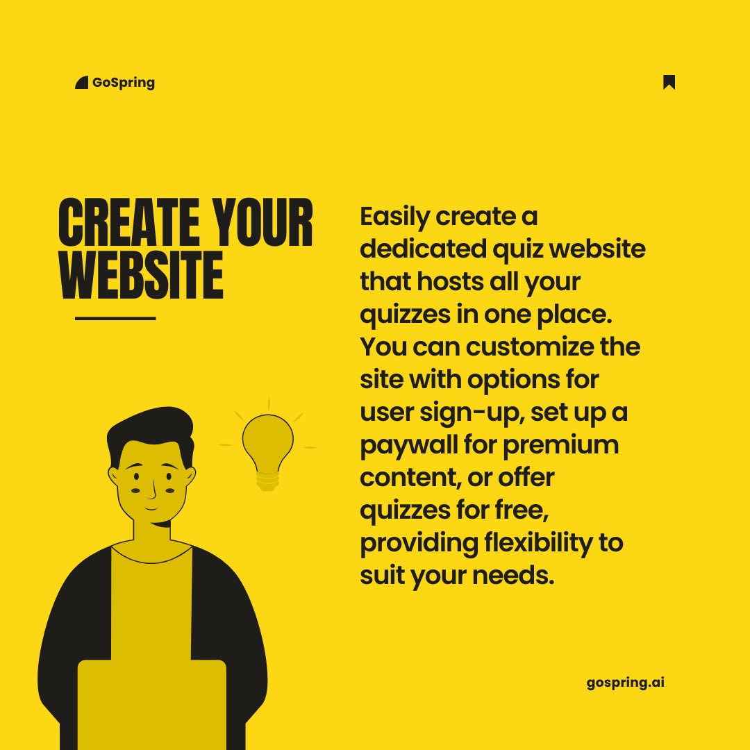 SpringQuiz's tweet image. This is the power of Spring!🚀
Quiz creation has never been better! Try it out for yourself today at gospring.ai
#GoAheadWithGoSpring