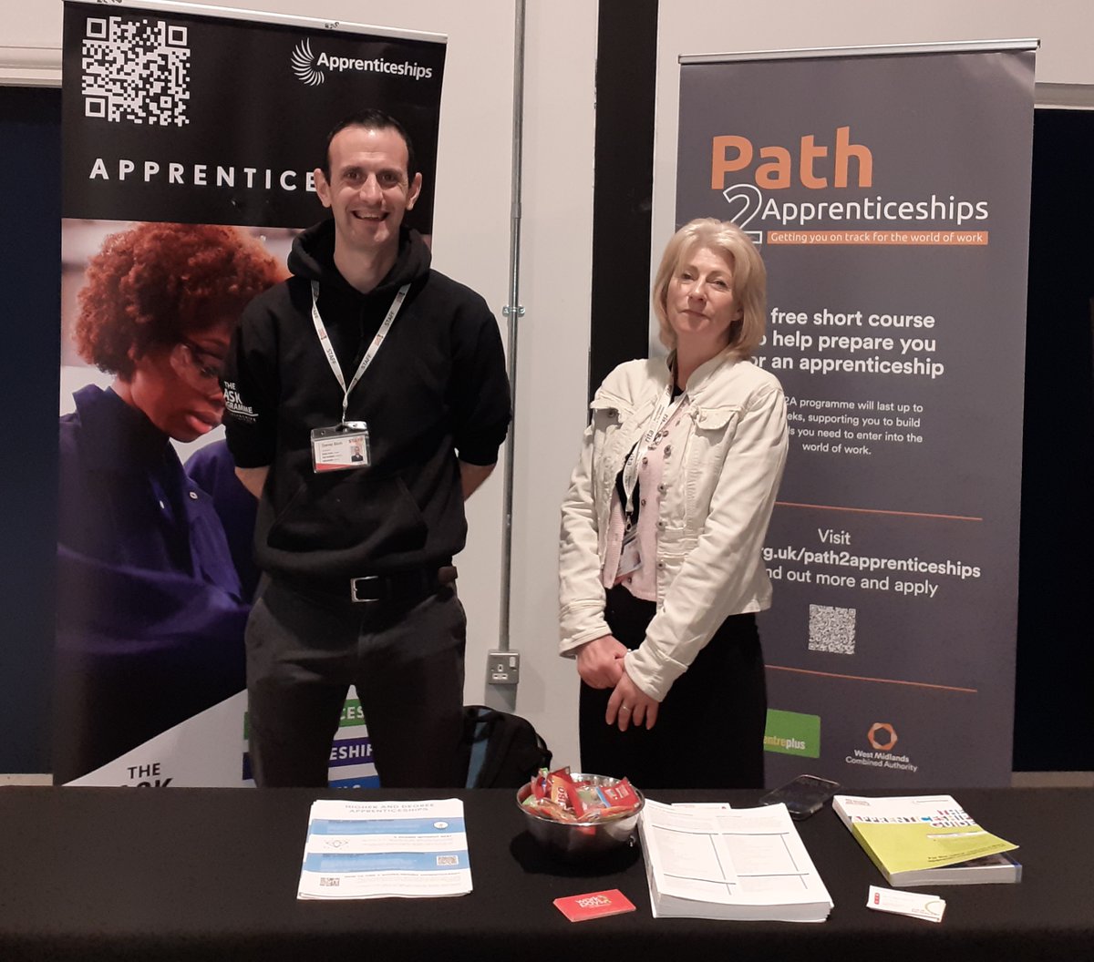Workpays (@workpays) on Twitter photo @ASKMidlands and #path2apprenticeships today <a href="/BescotStadium/">Bescot Stadium</a> for the <a href="/WestMids_CA/">West Midlands Combined Authority</a> careers fair. Talking all things #Apprenticeships
#ASK @ASKMidlands and #path2apprenticeships today <a href="/BescotStadium/">Bescot Stadium</a> for the <a href="/WestMids_CA/">West Midlands Combined Authority</a> careers fair. Talking all things #Apprenticeships
#ASK