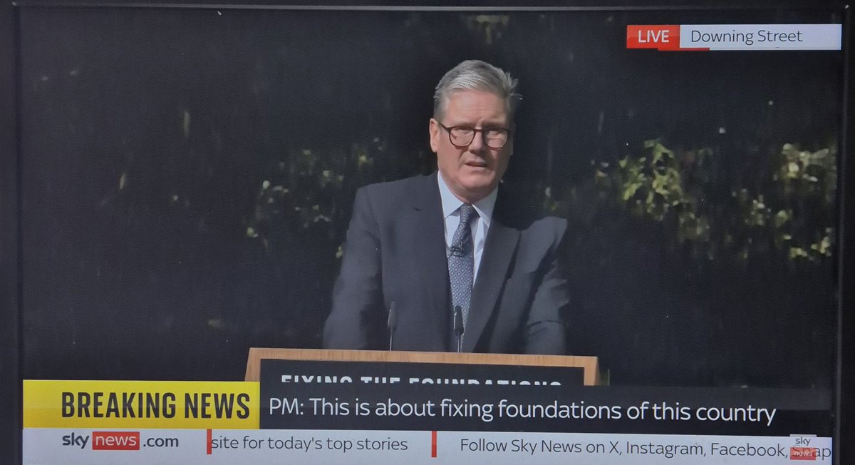 LennyRolles's tweet photo. Great speech from @Keir_Starmer about the changes that need to be taken to #FixtheFoundations and the difficult trade-offs that need to be made to mend the damage of the past 14 years, to bring government back in service working with people and is honest about the challenges https://t.co/oh5VtTMMnJ