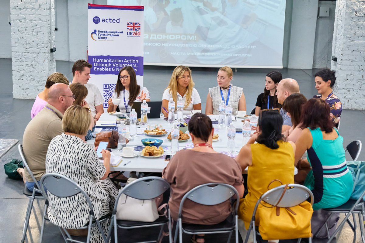 actedukraine's tweet image. On August 7th, Acted and RCC, supported by UKAid, hosted a unique event - "Coffee with the Donor." This was a valuable opportunity for local organizations to share their stories with donors and international partners who support Ukraine's civil society.#Acted #RCC #UKAid #Ukraine