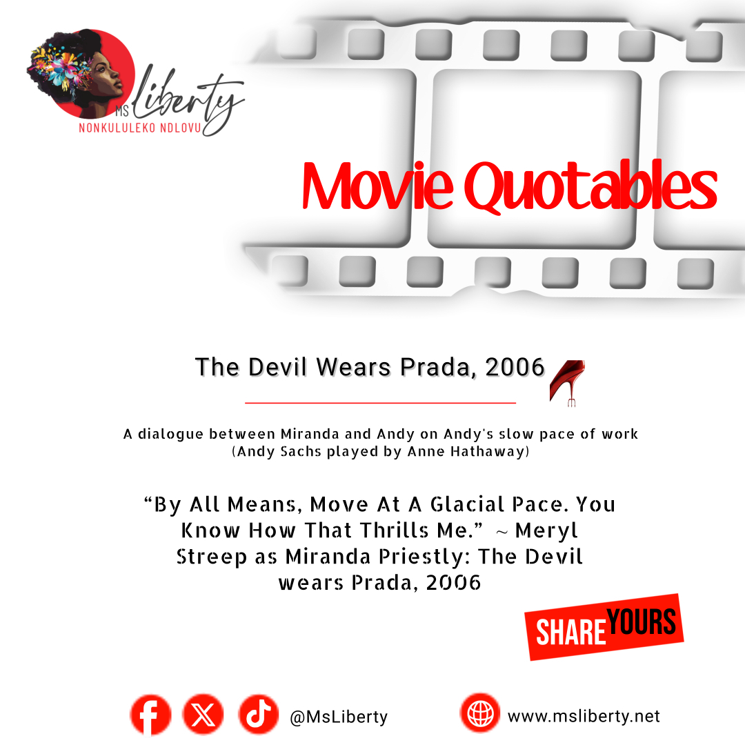 Andy lands the dream job as assistant to Miranda - chief editor of Runway, a top-selling fashion magazine in the industry.  

Andy, with no sense of fashion at all, begins a fish-out-of-water journey, with boss Miranda, a.k.a the 'devil' in Prada's.

Cred: imdb.com