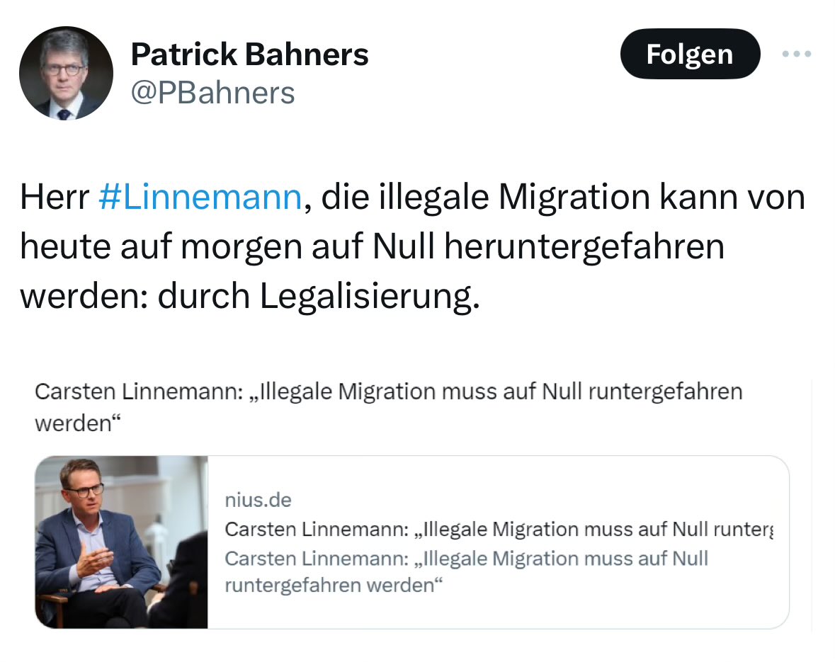 KotreLena's tweet photo. Herr #Bahners, Mordverbrechen können von heute auf morgen auf Null herunterfahren werden: durch Legalisierung. https://t.co/5QS4FaVt1M