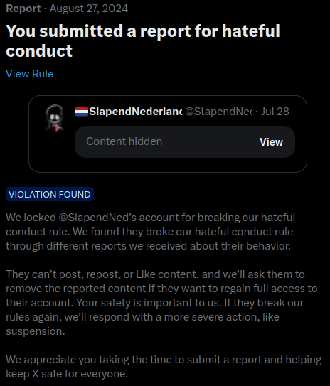 paddyobonkey's tweet photo. It's not yet a suspension, but still better than nothing. Let's keep reporting this aZzhat #Fellas. He'll cross the line again. Mark my words. #RoebelHoertje https://t.co/9NEOwnf3BZ