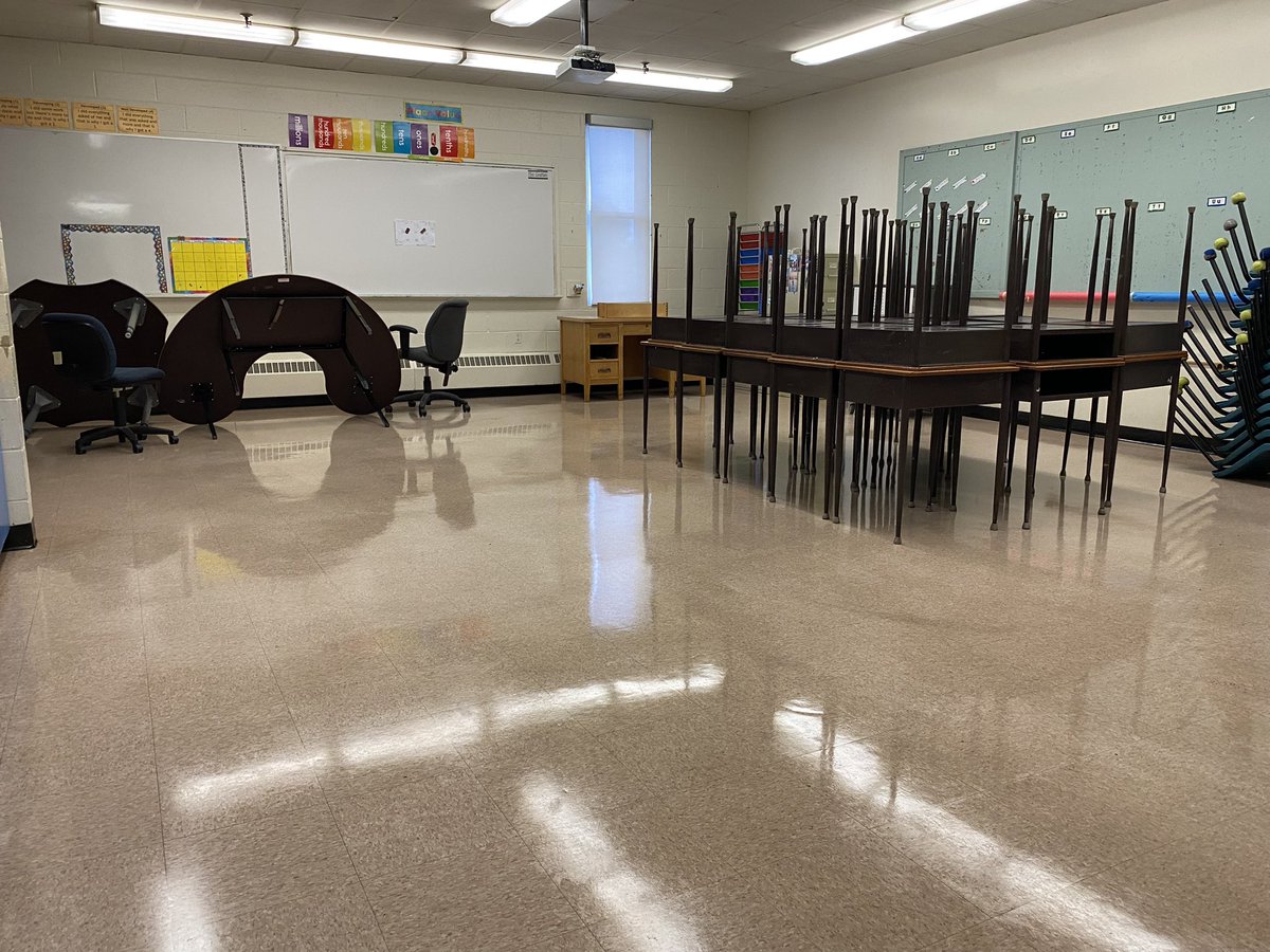 A big shoutout to our custodial staff, Eileen and Joseph, for their hard work this summer 🤩The school is looking great for next week!
