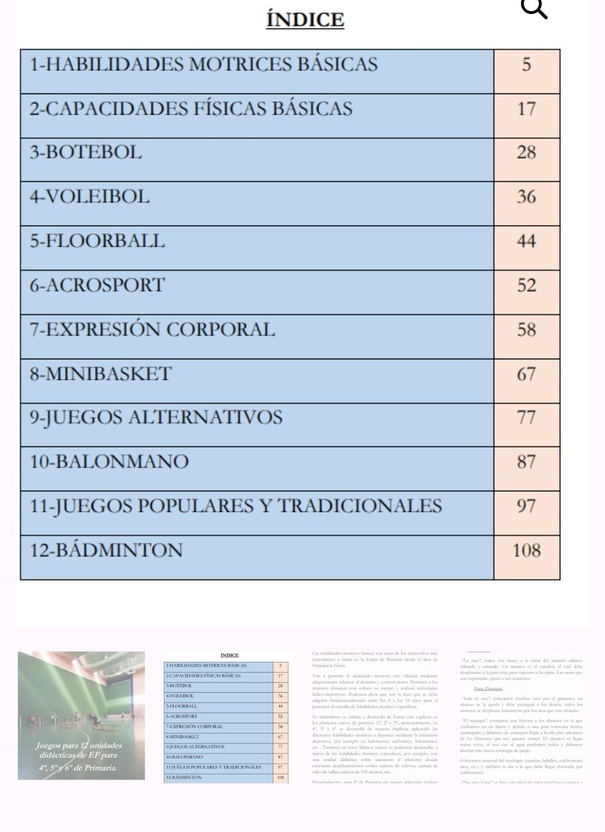 Davidgarciaef's tweet photo. JUEGOS de EF para 12 unidades didácticas de 4º, 5º y 6º de Primaria.
https://t.co/mfYD37pYg4 https://t.co/UayOtJoLgJ