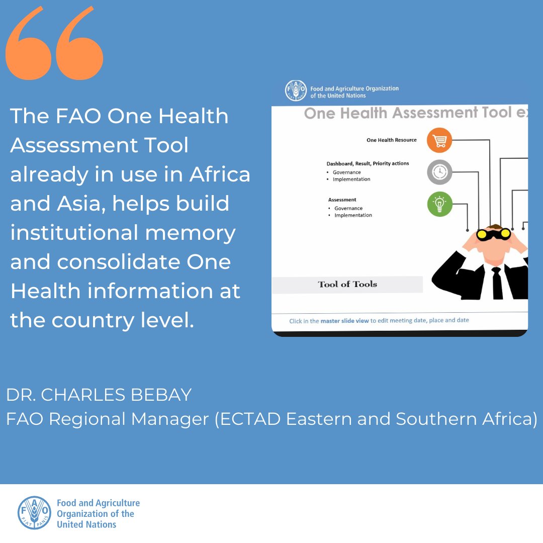 FAO in Africa (@faoafrica) on Twitter photo Introducing the <a href="/FAO/">Food and Agriculture Organization</a> One Health Assessment
Tool (formerly One Health Monitoring Tool) to Latin America & the Caribbean!
This key tool, already used in Africa and Asia, helps build institutional memory and consolidate One Health information at the country level.
#OneHealth Introducing the <a href="/FAO/">Food and Agriculture Organization</a> One Health Assessment
Tool (formerly One Health Monitoring Tool) to Latin America & the Caribbean!
This key tool, already used in Africa and Asia, helps build institutional memory and consolidate One Health information at the country level.
#OneHealth