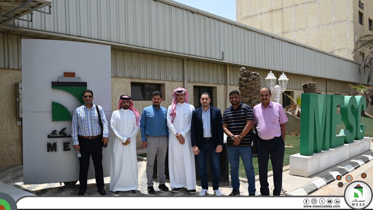 MESCCables_sa's tweet photo. We were honored by a visit from a delegation of our customers to Middle East Specialized Cables Co. MESC factory in Riyadh.

تشرفنا بزيارة وفد من عملائنا إلى مصنع شركة الشرق الأوسط للكابلات المتخصصة (مسك) في الرياض.

#MESCCABLES #SAUDIARABIA #CABLES  #INSTRUMENTATION #ELECTIRCAL https://t.co/lNoQGBcEr2