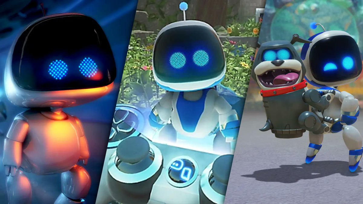 PlayStationES's tweet photo. (2013) The Playroom ↔️ Astro Bot (2024)
Team Asobi repasa con nosotros en nuestro #PlayStationBlog, cómo ha sido la evolución del adorable Astro Bot 🎮👉https://t.co/3gfvSmBfxJ https://t.co/a9Vt0mnMqv
