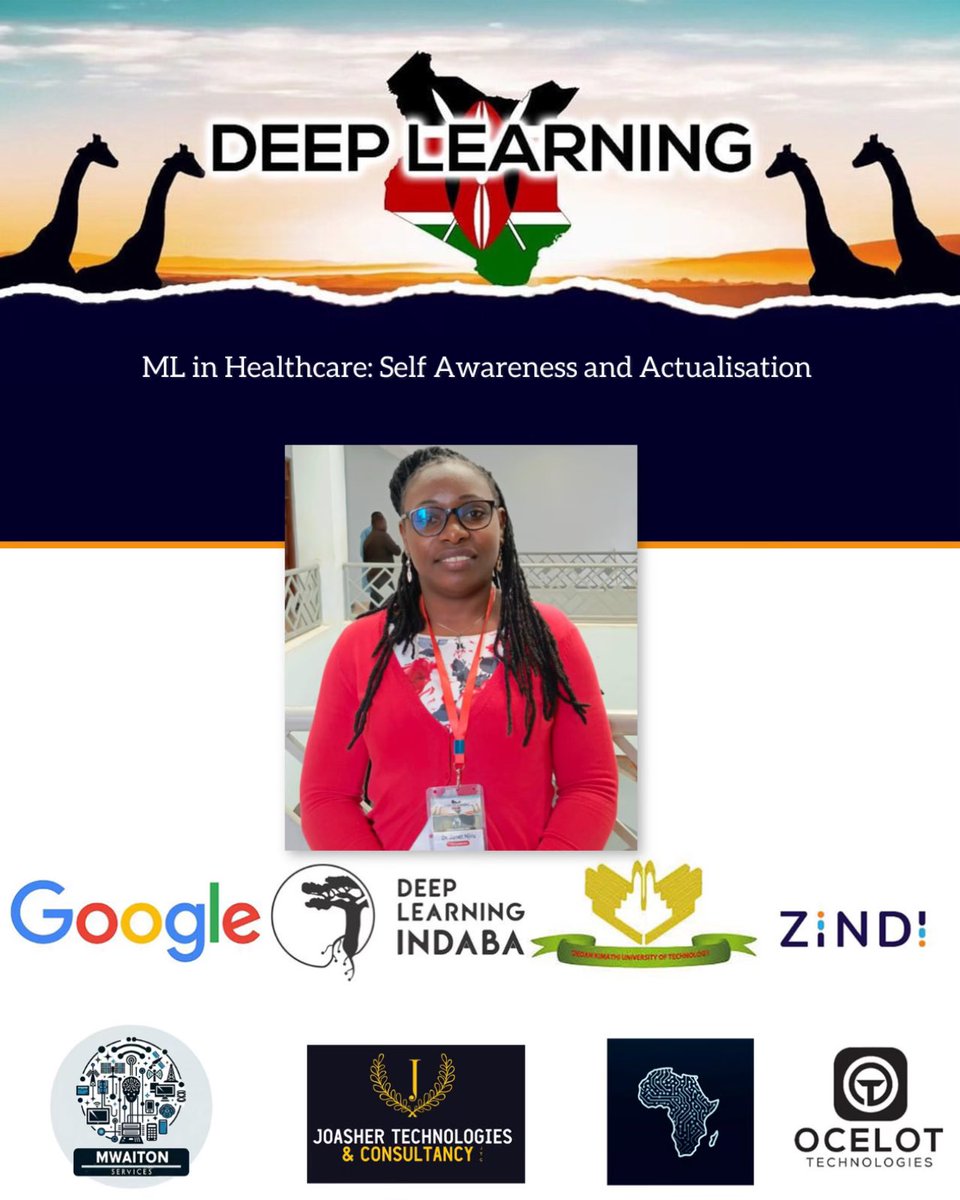 Deep Learning Indaba𝕏 Kenya (@indabaxkenya) on Twitter photo Dr. Janet Njiru with “Self Awareness and Actualisation.
#AISummit2024
#IndabaXKenya
<a href="/DeKUTkenya/">Dedan Kimathi University of Technology</a>
<a href="/Google/">Google</a>
<a href="/googleafrica/">Google in Africa</a>
<a href="/ZindiAfrica/">Zindi</a>
<a href="/siminyu_kat/">Kathleen S.</a>
<a href="/shakir_za/">Shakir Mohamed</a>
<a href="/DeepIndaba/">Deep Learning Indaba</a>
<a href="/IngNdolo/">İnż. Ndolo Ka’Nyaminge</a>
<a href="/IndabaXKenya/">Deep Learning Indaba𝕏 Kenya</a>
<a href="/Mumbi_Official/">Mumbi Njuguna</a> Dr. Janet Njiru with “Self Awareness and Actualisation.
#AISummit2024
#IndabaXKenya
<a href="/DeKUTkenya/">Dedan Kimathi University of Technology</a>
<a href="/Google/">Google</a>
<a href="/googleafrica/">Google in Africa</a>
<a href="/ZindiAfrica/">Zindi</a>
<a href="/siminyu_kat/">Kathleen S.</a>
<a href="/shakir_za/">Shakir Mohamed</a>
<a href="/DeepIndaba/">Deep Learning Indaba</a>
<a href="/IngNdolo/">İnż. Ndolo Ka’Nyaminge</a>
<a href="/IndabaXKenya/">Deep Learning Indaba𝕏 Kenya</a>
<a href="/Mumbi_Official/">Mumbi Njuguna</a>