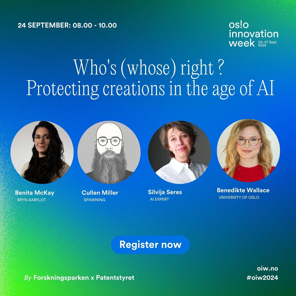 🤖 ⚖️ Who's (whose) right ? Protecting creations in the age of AI

What tools are available for protecting creators' works?

Join us for a discussion with IP experts and tech enthusiasts.

↘hubs.li/Q02MGSf50

#oiw2024
#pioneers