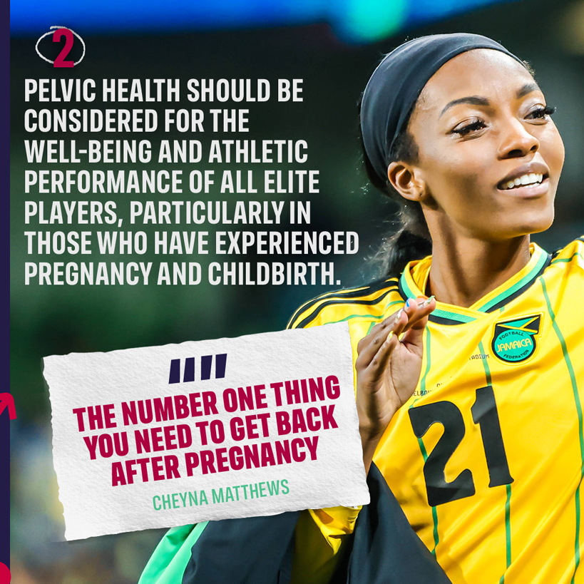 FIFPRO's tweet photo. The Postpartum Return to Play Guide was developed by a taskforce of professional women’s footballers and medical experts.

Five key recommendations ⤵️