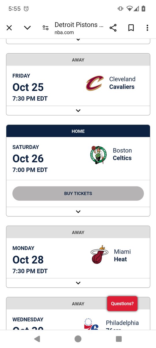 There appears to still be plenty of <a href="/ThisIsTNA/">TNA Wrestling</a> Bound For Glory <a href="/waynestate/">Wayne State University</a> Fieldhouse tickets left...
The show occurs the same night the <a href="/DetroitPistons/">Detroit Pistons</a> play against the <a href="/celtics/">Boston Celtics</a> at <a href="/LCArena_Detroit/">Little Caesars Arena</a>.