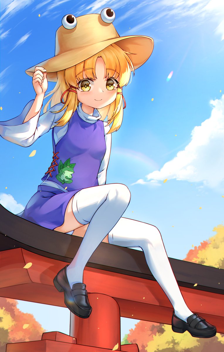 東方「#東方Project #洩矢諏訪子 」|Ssalyunのイラスト