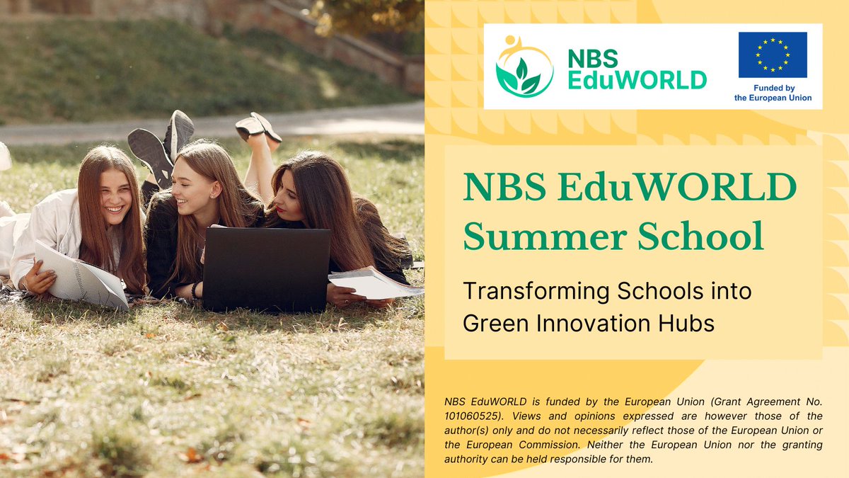 News: The NBS EduWORLD Summer School brought educators together to transform schools into #NBSlivinglabs! 🌍 One highlight? Learning how #greenwallsandroofs can reduce urban heat and improve #airquality.💡 Check out how they’re planning a greener future: shorturl.at/qIzLv