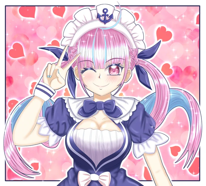 おはようございます今日は過去絵あくたんで失礼します本日をもって湊あくあさんがホロライブを卒業されます卒業が決まってからも沢山コラボやゲーム配信やってくれて楽しかったあくたん今日まで沢山楽しませてくれてありがとう～!!!(*'ω'*)今日の卒業LIVEも絶対見ます!! 