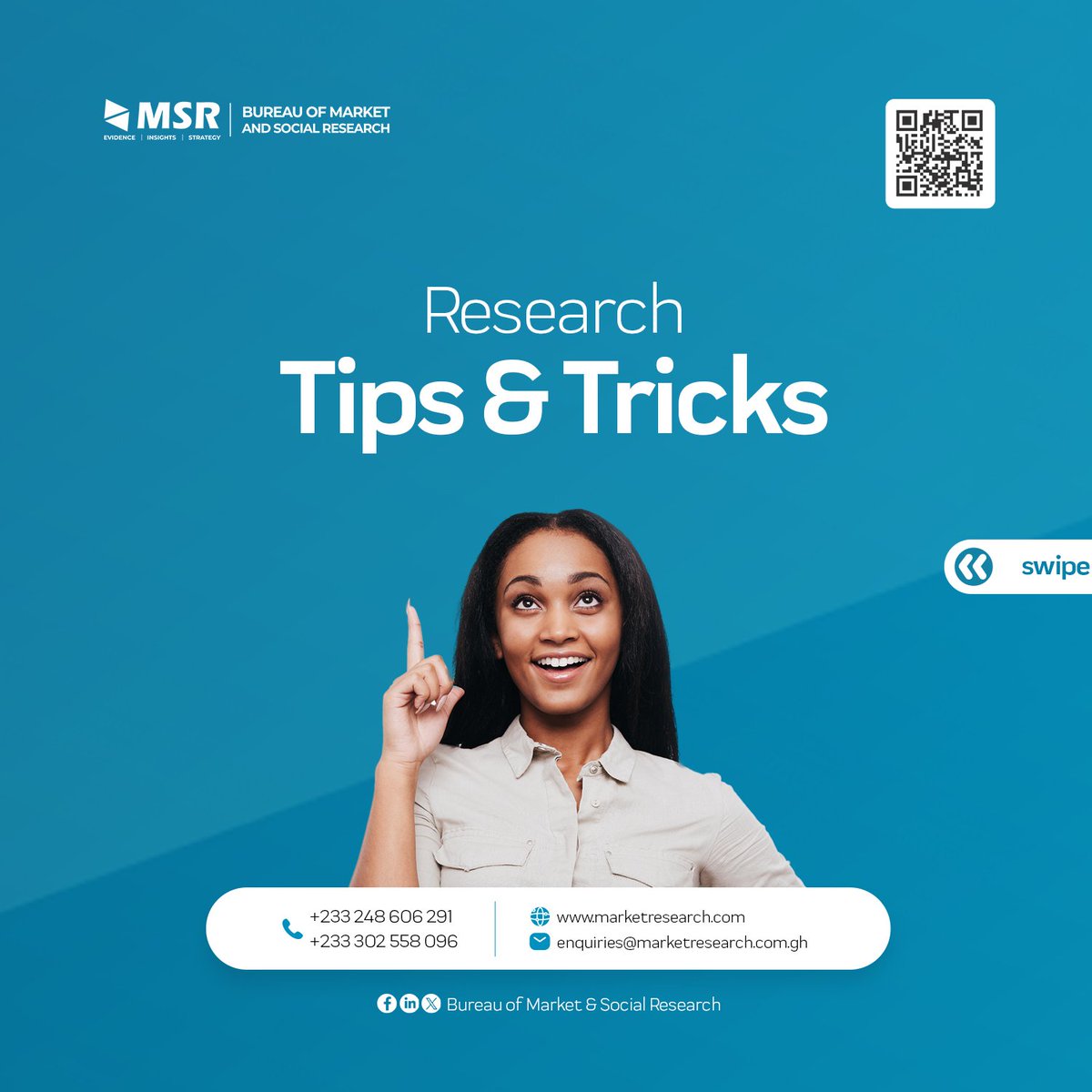 MSR_Gh's tweet image. Here are essential steps to help you cross-verify your research findings and ensure accuracy. 📝
Apply them to strengthen your insights and build trust in your research.
Stay connected for more expert tips.
#MSRGh #marketresearch #datatriangulation #researchmethodology