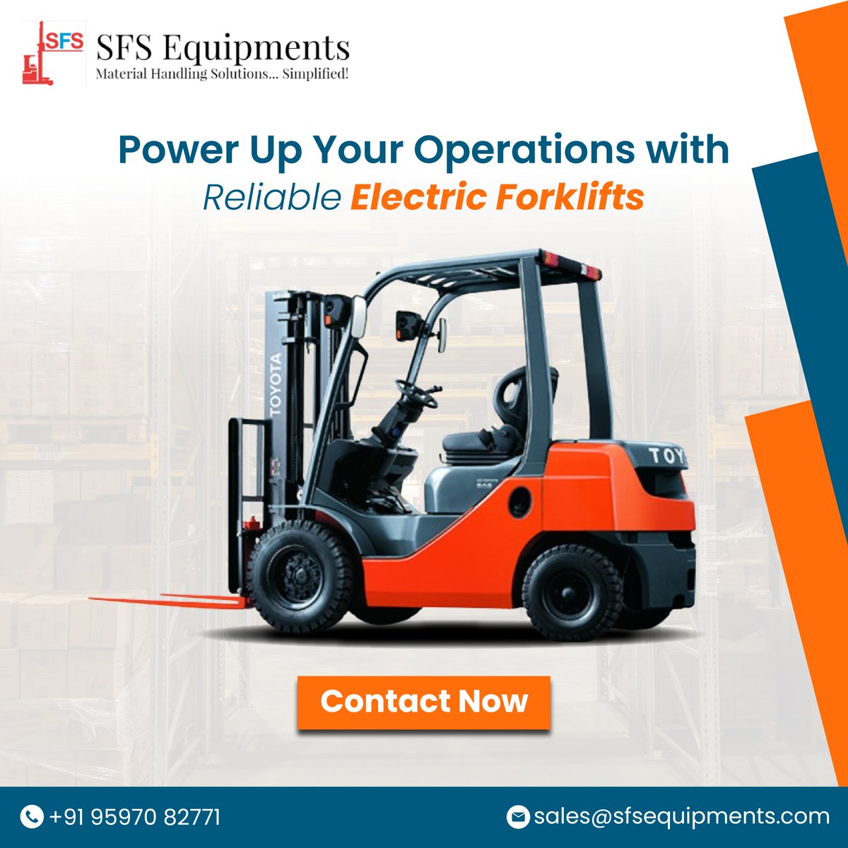 sfsequipments's tweet photo. 🌟Enhance your fleet with our used electric forklifts. Perfect for both indoor and outdoor operations✨, We offer unmatched reliability and powerful performance🎯. 

Visit our website: 🌐https://t.co/MYxafmF1Px   

#sfsequipments #ForkliftForSale #WarehouseOperations https://t.co/RZbdjyDiwY