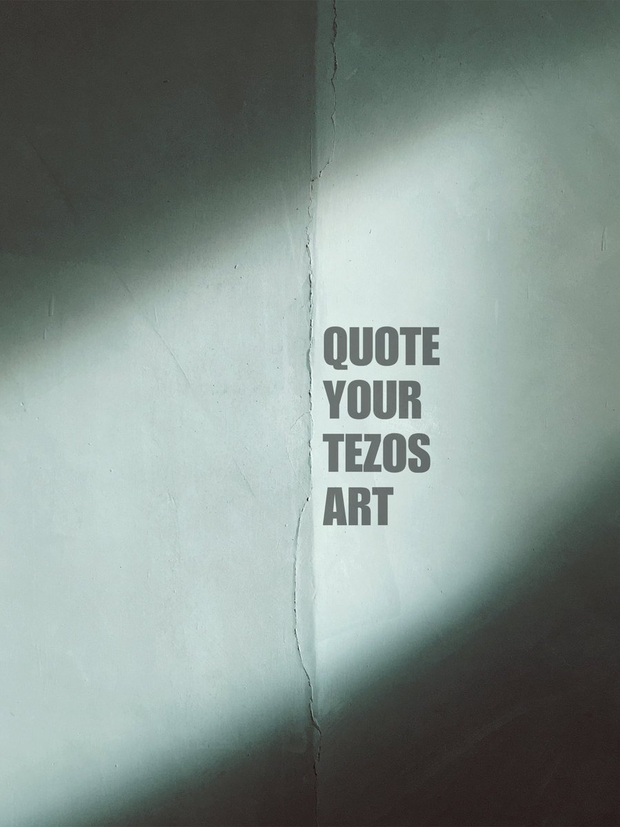 moyaei's tweet photo. #TEZOSTUESDAY Art Share 👁
Quote with your favourite works on Tezos
$LEGEND https://t.co/6eqJe4mEom