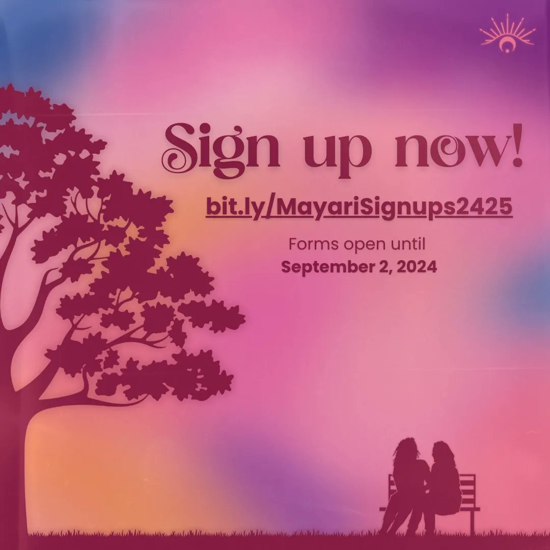 mayariashs's tweet photo. [Mayari’s Sign-Ups for A.Y. 2024 - 2025]

.ೃ࿐ Was it casual when they asked you to join Mayari?

🌙 — The Mayari Committee is officially opening their application form for all aspiring applicants from AUGUST 26 to SEPTEMBER 2, 2024! https://t.co/1CGcIts0nE