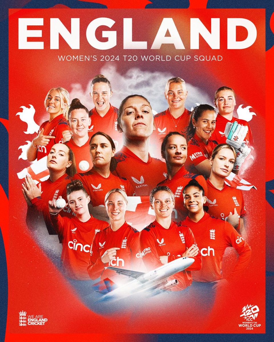 englandcricket's tweet photo. LET'S. GO. 🔥

England Women's T20 World Cup Squad, ready to entertain and inspire 🤩

#EnglandCricket https://t.co/IvIF1OyvV8
