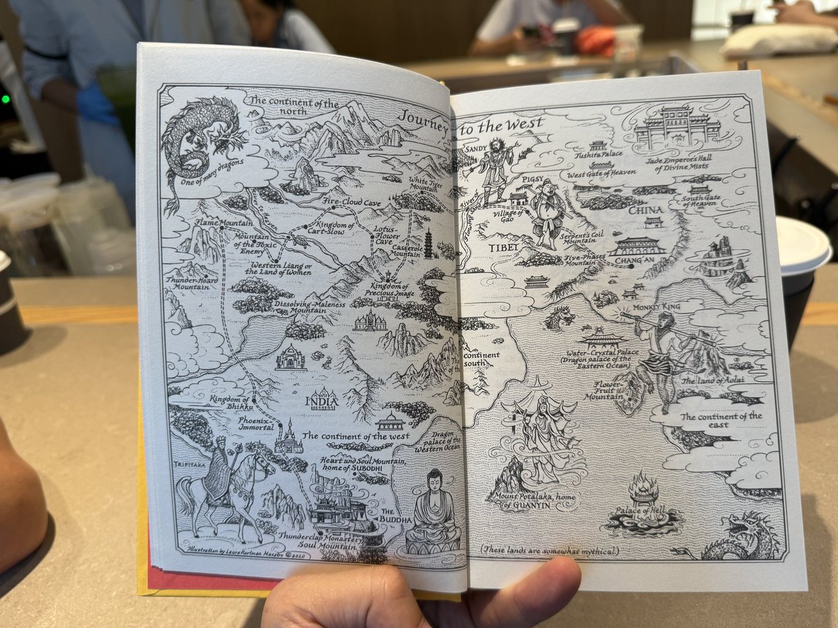 hkmasquerade's tweet photo. @geneluenyang @sljournal Great!  And also reading Monkey King https://t.co/260s8iJGf4