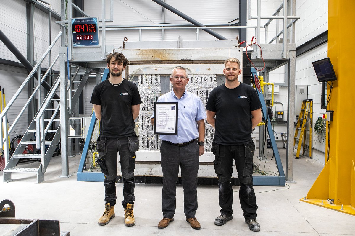 UKAS's tweet photo. ๐ Congratulations to Siderise Insulation Ltd on its recent grant of accreditation!
#AccreditedTesting #ISO17025 https://t.co/4wbLL23E2l
