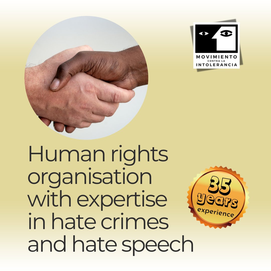 PlatafKhetane's tweet photo. Os presentamos a nuestros socios españoles del proyecto #SafeNet. Movimiento contra la Intolerancia @McIntolerancia , una organización de derechos humanos especializada en delitos de odio y expresiones de odio, con casi 35 años de experiencia en su campo. https://t.co/5s3IZSRJbL