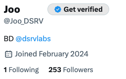 Joo_DSRV's tweet photo. Did this ever happen to anyone? 
Some how X turned my # of following to 1. 

#pleasefixthis #rip https://t.co/Qt7cgNf8Ec